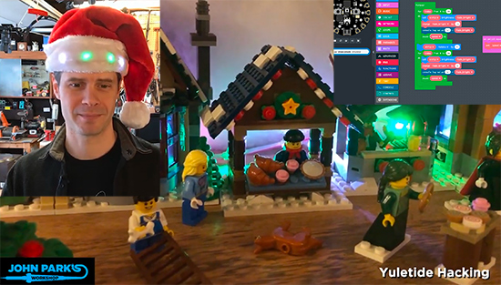 MakeCode Minute: Crickit Holiday Lights for LEGO