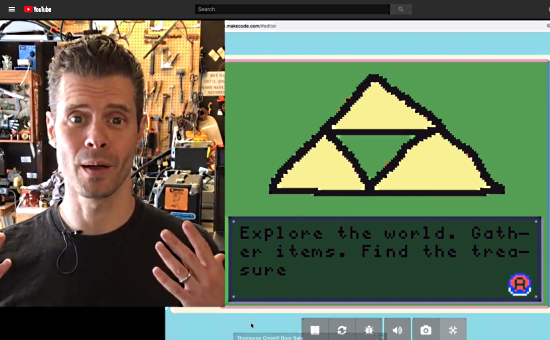 MakeCode Arcade Game of the WeekL Link's Treasure Hunt