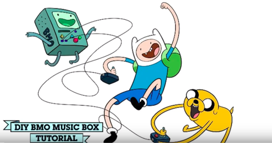 DIY BMO Music Box Tutorial with MakeCode, Cartoon Network's Adventure Time