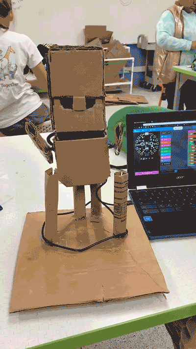 Connor, Nikhil and Ahan's CPX Tiki Drummer Bot