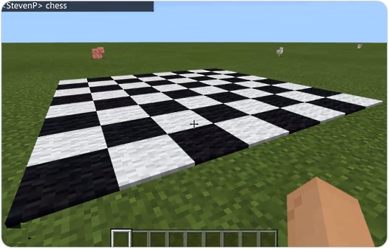 Minecraft chess board