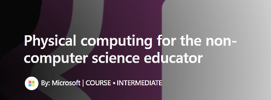 Physical computing for the non-computer science educator