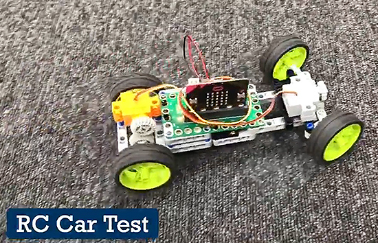 RC Car w LEGO & micro:bit