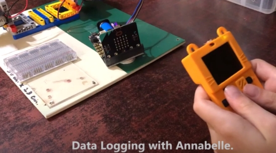 Annabelle testing and MakeCode Data Logging