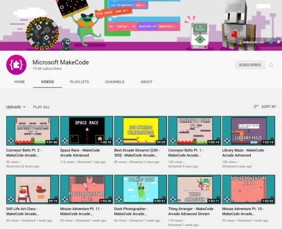 Latest Videos with Microsoft MakeCode